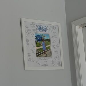 Graduation Photo Frame with Signatures